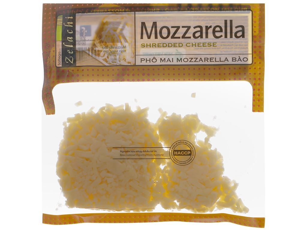 phô mai mozza bào 200g (gói)