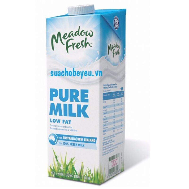 Sữa tươi tiệt trùng Fresh ít béo Úc 1L (hộp)
