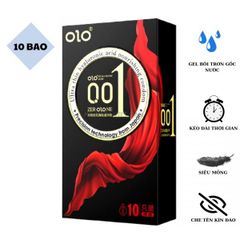 Bao cao su OLO 0,01 - Siêu mỏng và siêu trơn, đảm bảo cảm giác tự nhiên - Khuyến mãi hấp dẫn cho đơn hàng đầu tiên