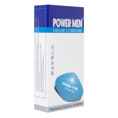 Bao cao su Powermen siêu mỏng 12 chiếc có thuốc kéo dài quan hệ - Hộp 12 chiếc