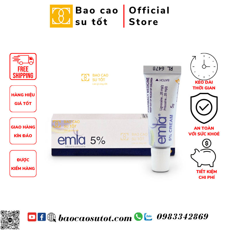 Sức khỏe tình dục của bạn sẽ thay đổi với emla 5% - sản phẩm gel kéo dài quan hệ tiên tiến