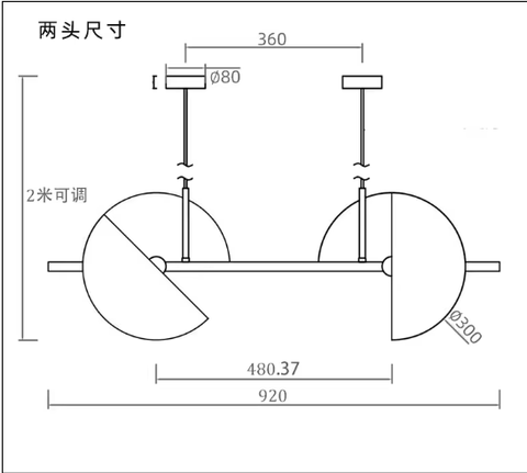 Đèn thả T020436