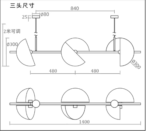 Đèn thả T020436