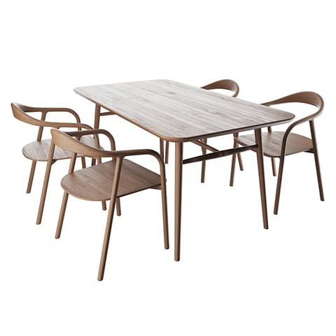 Bộ bàn ghế Neva 4 ghế N010311