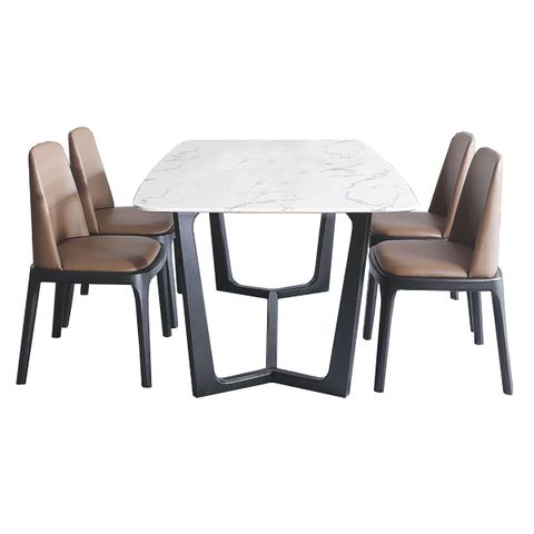 Bộ bàn ghế Concorde và 4 ghế Grace N010306