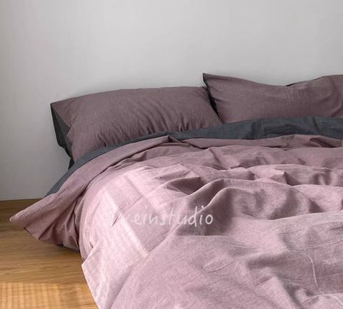 Chăn ga gối chất liệu bông đũi