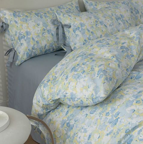 Chăn ga gối Pure cotton style hoa đồng quê