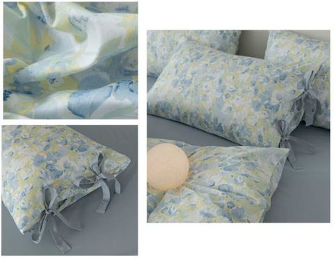 Chăn ga gối Pure cotton style hoa đồng quê