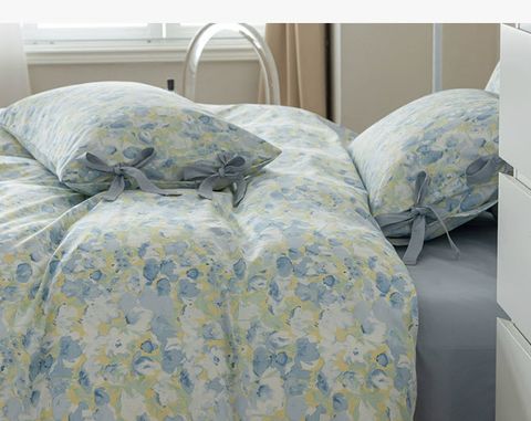 Chăn ga gối Pure cotton style hoa đồng quê