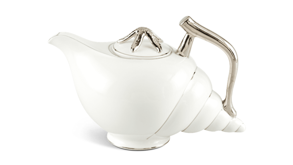 Bình trà 1.2 L - Ngọc Biển - Chỉ Bạch Kim