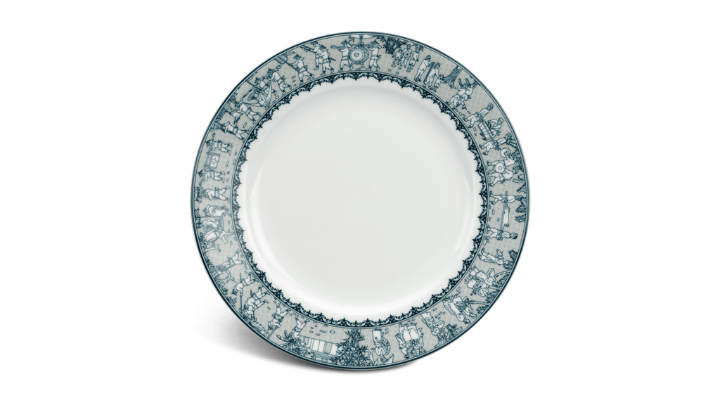 Dĩa tròn 18 cm - Jasmine - Vinh Quy Nhạt