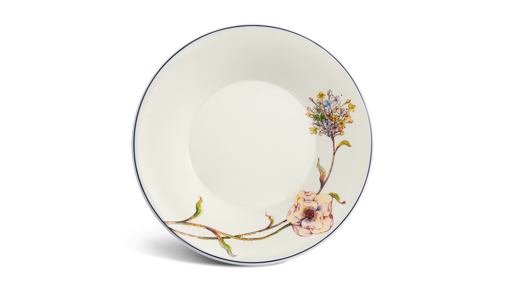 Dĩa súp 23 cm - Tulip Ngà - Hương Đồng