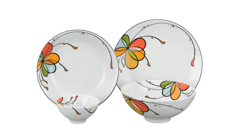 Bộ đồ ăn 9 sản phẩm - Daisy - Bóng Bay