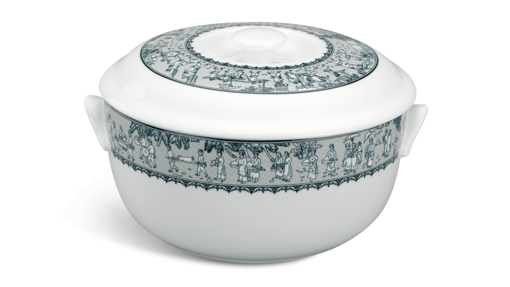 Thố 18 cm + nắp - Jasmine - Vinh Quy Nhạt