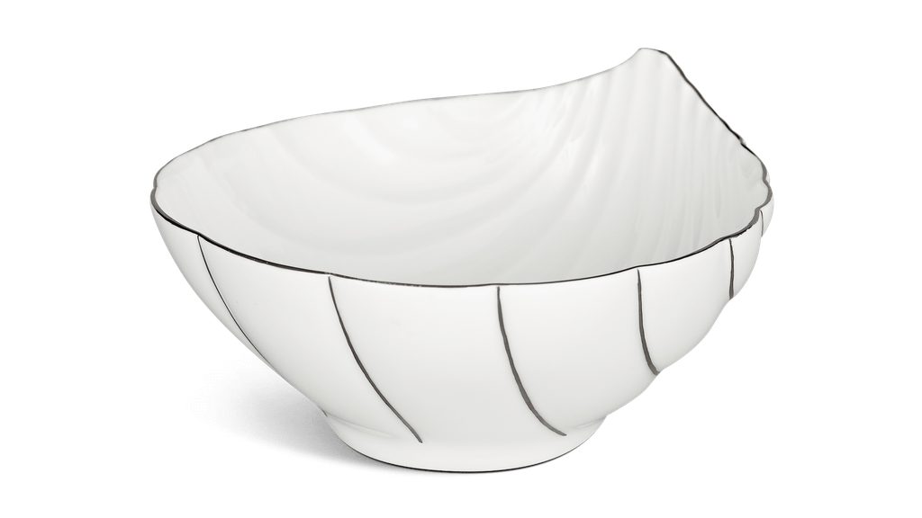 Tô con sò 15 x 14.3 cm - Ngọc Biển - Chỉ Bạch Kim