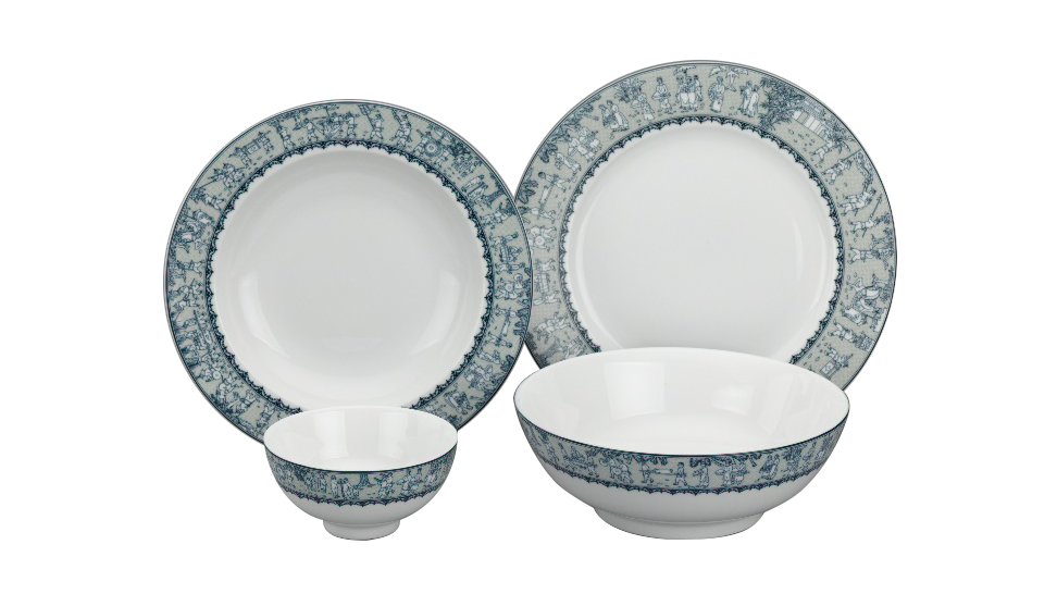 Bộ đồ ăn 9 sản phẩm - Jasmine - Vinh Quy Nhạt