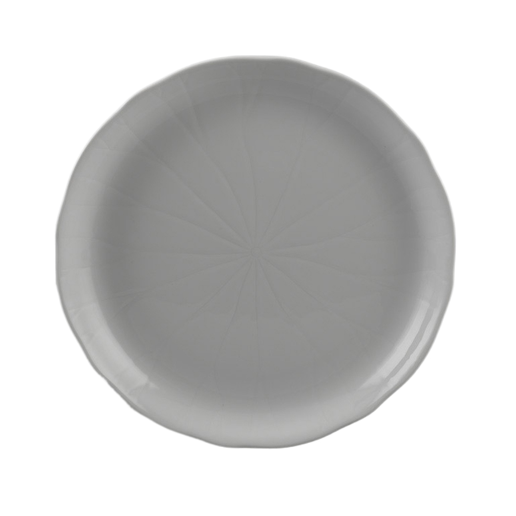 Khay trà 23 cm - Sen - Trắng