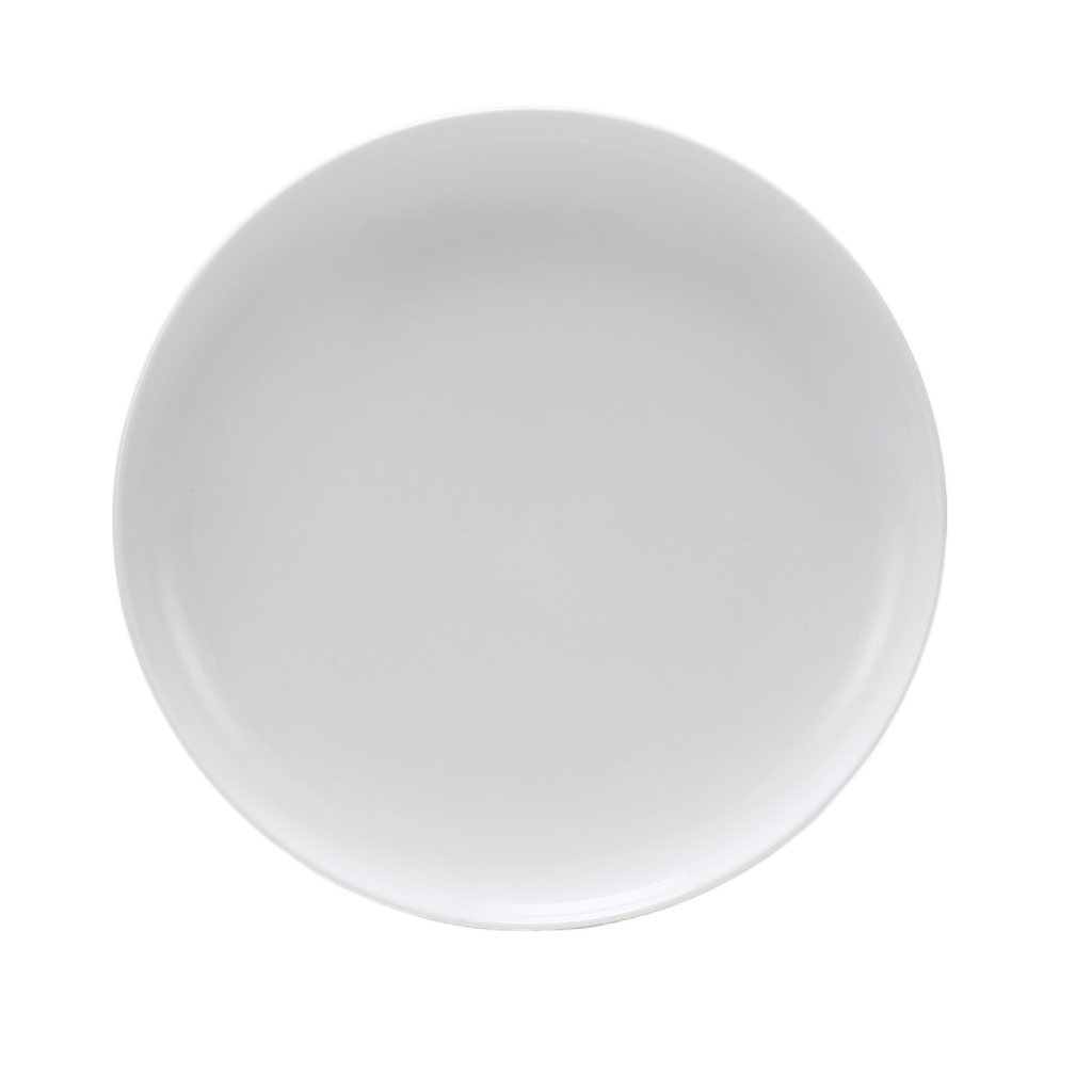 Dĩa tròn 25 cm (KE) - Timeless - Trắng