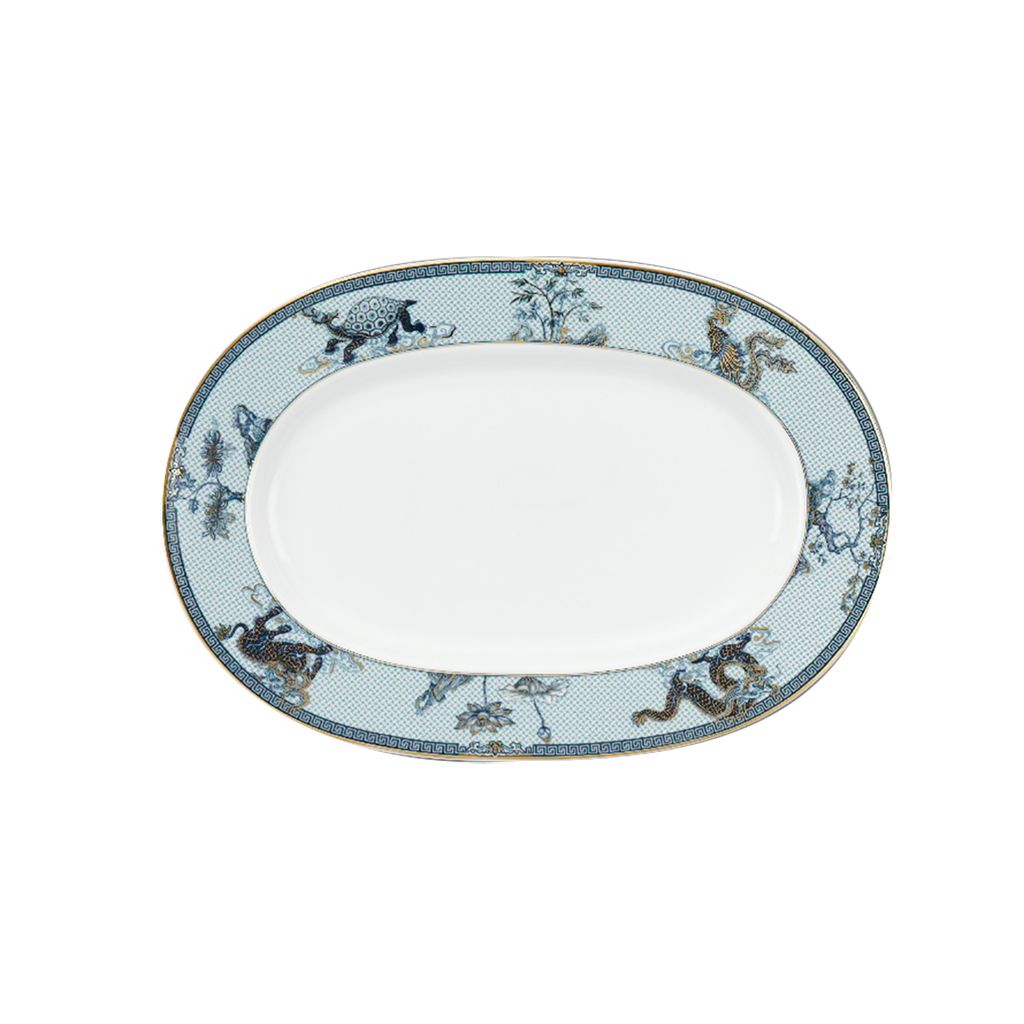 Dĩa oval 32 cm - Camellia - Tứ Linh