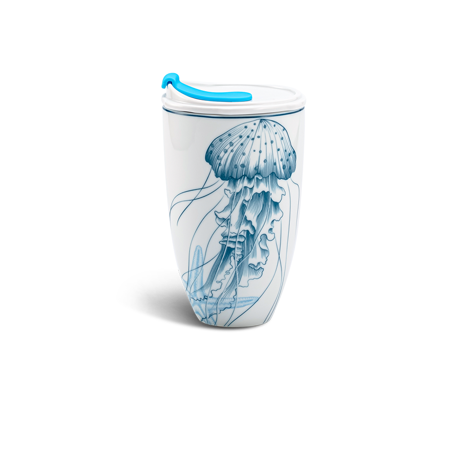 Ly sứ dưỡng sinh 0.48 L + nắp ống hút (K3) - Đại Dương