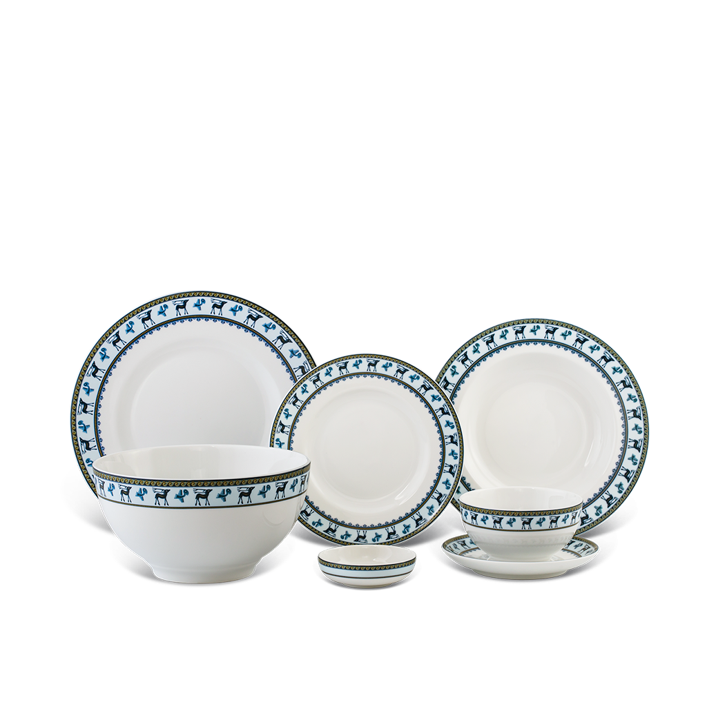 Bộ đồ ăn 23 sản phẩm (B) - Camellia - Lộc Lạc