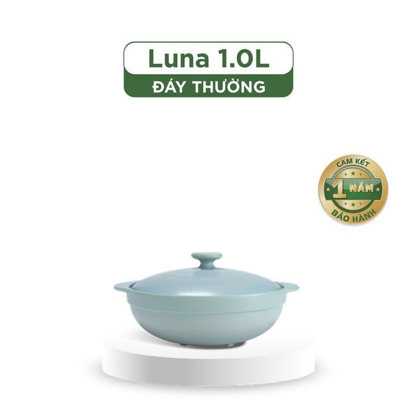 Nồi dưỡng sinh Luna (Nồi cạn) 1.0 L + nắp (CK)