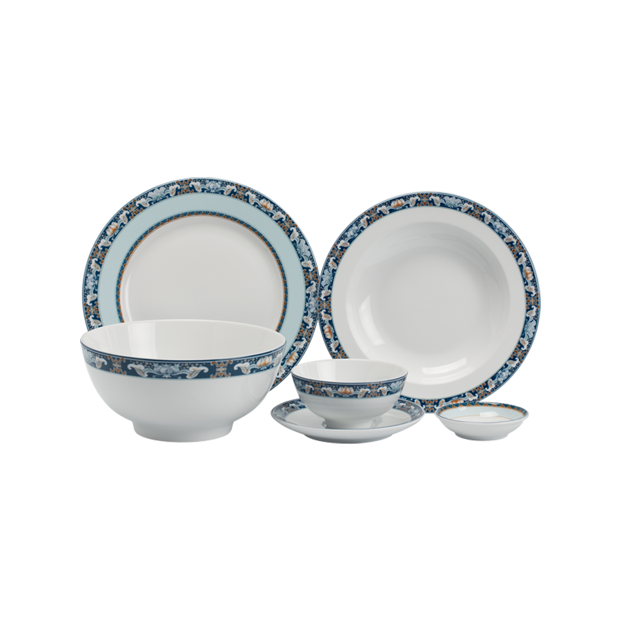 Bộ đồ ăn 10 người 36 sản phẩm - Jasmine - Phước Lộc Thọ