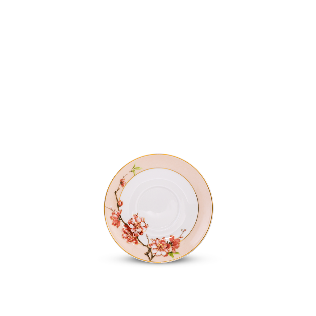 Dĩa lót chén 14.4 cm - Camellia - Hoa Đào