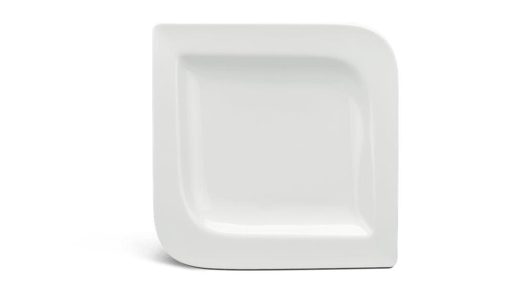 Dĩa vuông 25.5 cm - Anh Vũ - Trắng Ngà