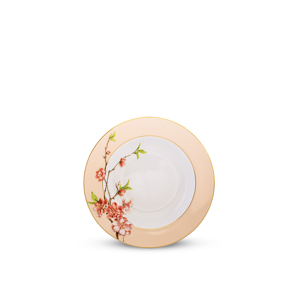 Dĩa súp 23 cm - Camellia - Hoa Đào