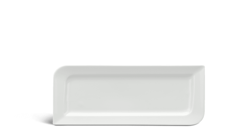 Dĩa chữ nhật dài 25 x 10.5 cm - Anh Vũ - Trắng Ngà