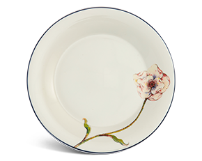Dĩa tròn 20 cm - Tulip Ngà - Hương Đồng
