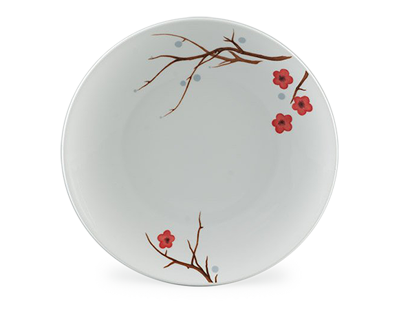 Dĩa tròn ảo 18 cm - Daisy - Hồng Mai