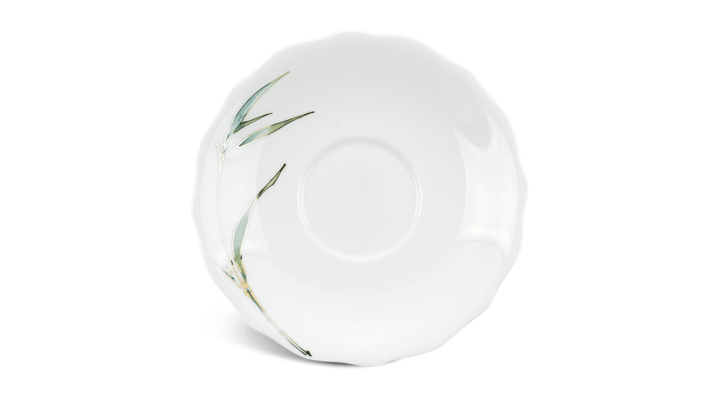 Dĩa lót chén 15 cm - Mẫu Đơn IFP - Thanh Trúc