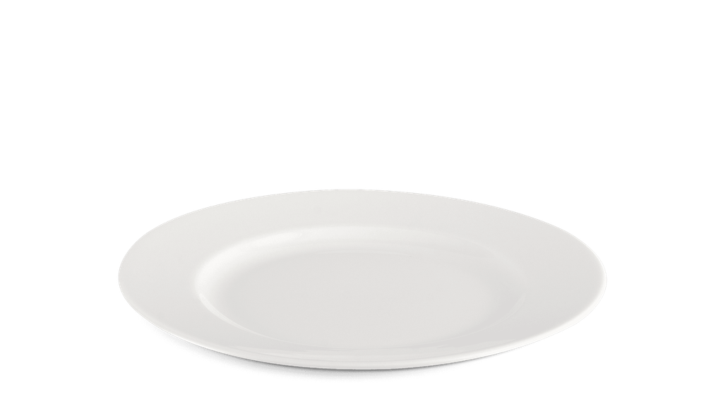 Dĩa tròn 20 cm - Jasmine Ly's - Trắng Ngà