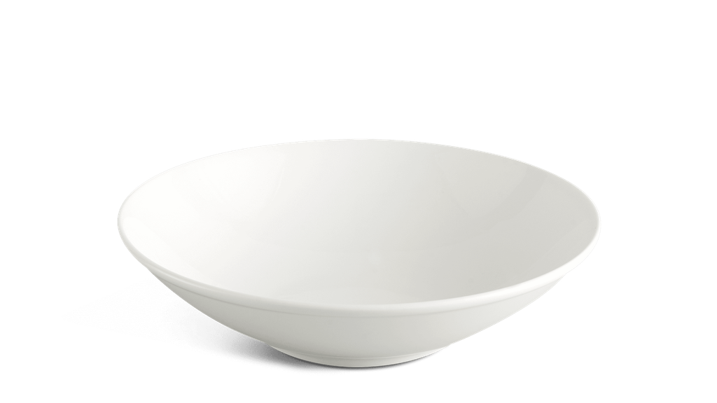 Dĩa sâu lòng 22.5 cm - Anh Vũ Ly's - Trắng ngà