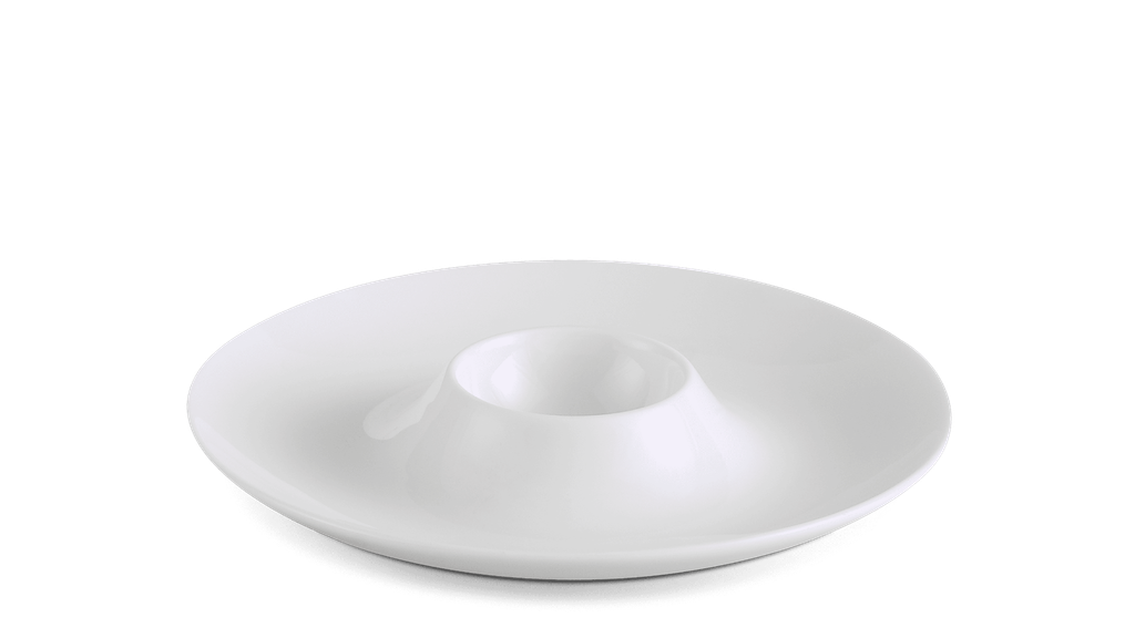 Dĩa trứng 13 cm - Jasmine - Trắng Ngà