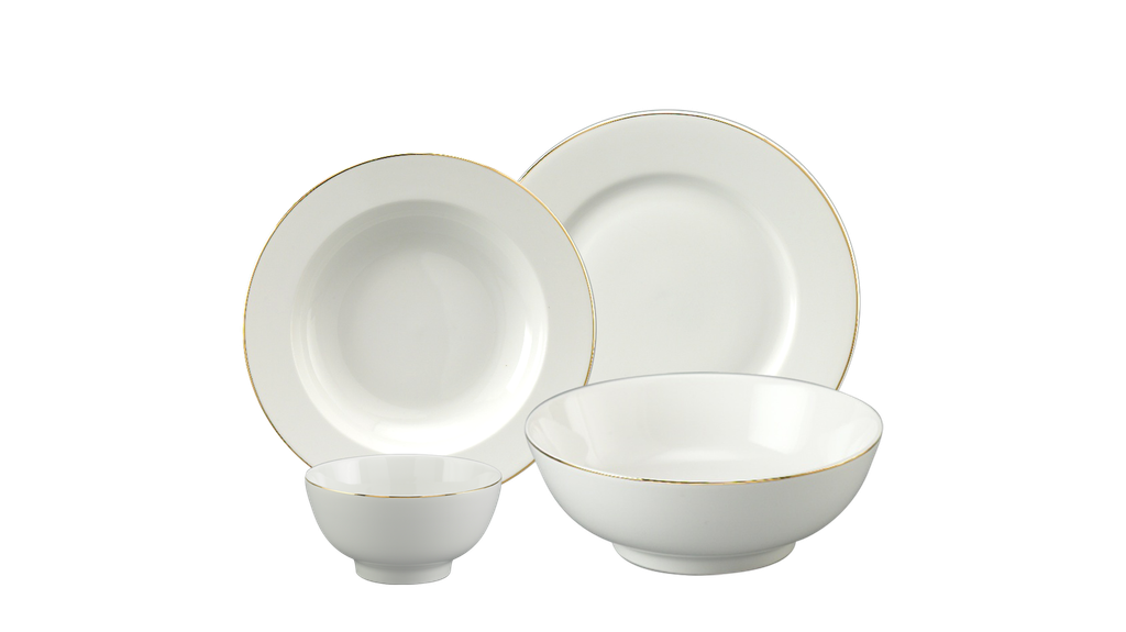 Bộ đồ ăn 9 sản phẩm - Jasmine - Chỉ Vàng