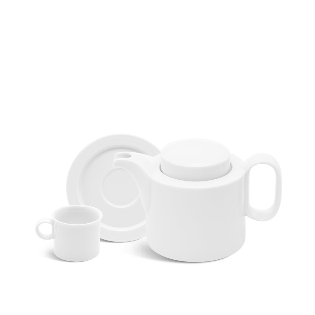 Bộ trà cao 0.33 L - Gastroline - Trắng