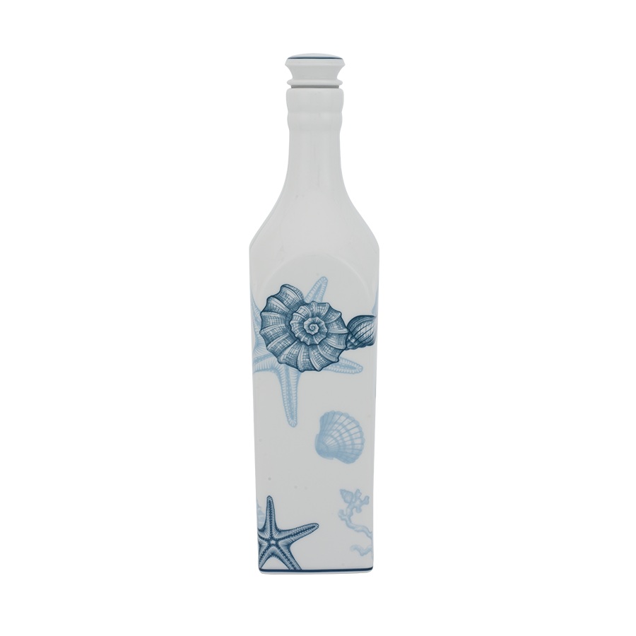 Chai sứ dưỡng sinh vuông 1.0 L + nắp - Dưỡng sinh - Đại Dương