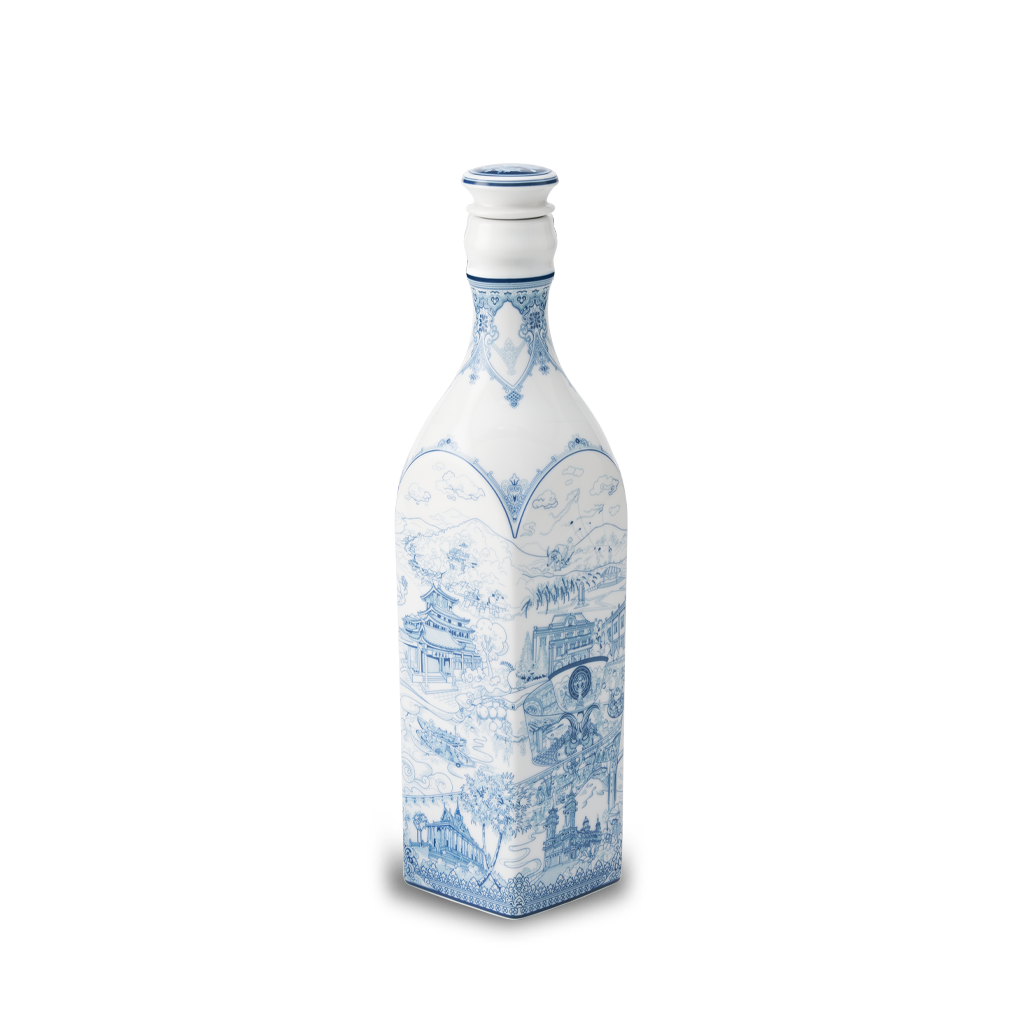 Chai sứ dưỡng sinh vuông 1.0 L + nắp (K1) - Dưỡng Sinh - Nam Quốc - Đồng Bằng Nam Bộ