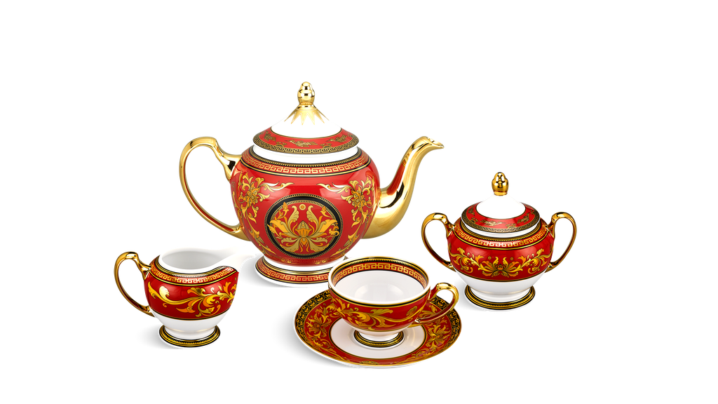 Bộ trà 1.3 L - Hoàng Cung - Quốc Sắc