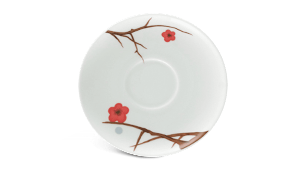 Dĩa lót tách 12.5 cm - Daisy - Hồng Mai