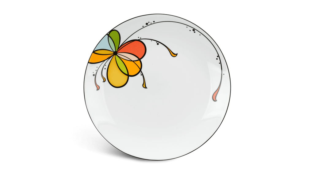 Dĩa tròn ảo 22 cm - Daisy - Bóng Bay
