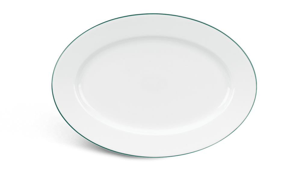 Dĩa oval 32 cm - Jasmine - Chỉ Xanh Lá