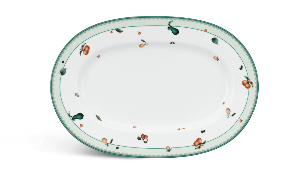 Dĩa oval 32 cm - Camellia - Quả Ngọt