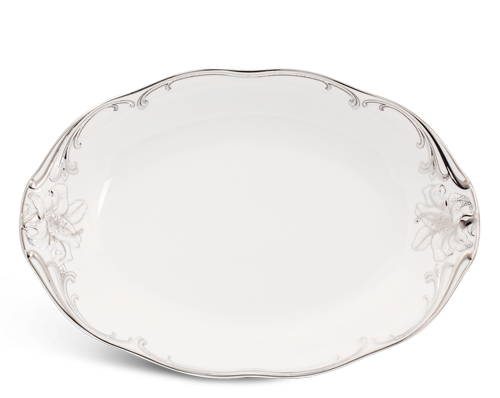 Dĩa oval 32 cm - Đài Các - Trang trí Bạch Kim