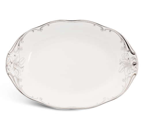 Dĩa oval 32 cm - Đài Các - Trang trí Bạch Kim