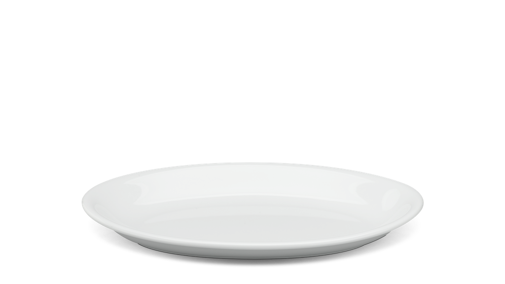 Dĩa oval ảo 32 cm - Daisy - Trắng
