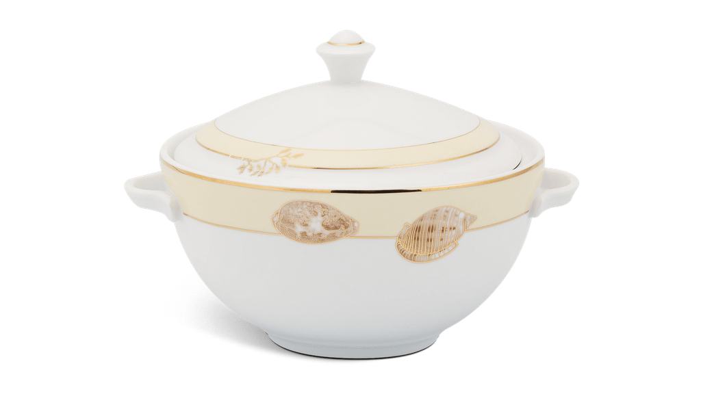 Thố 18 cm + nắp - Camellia - Hương Biển Kem
